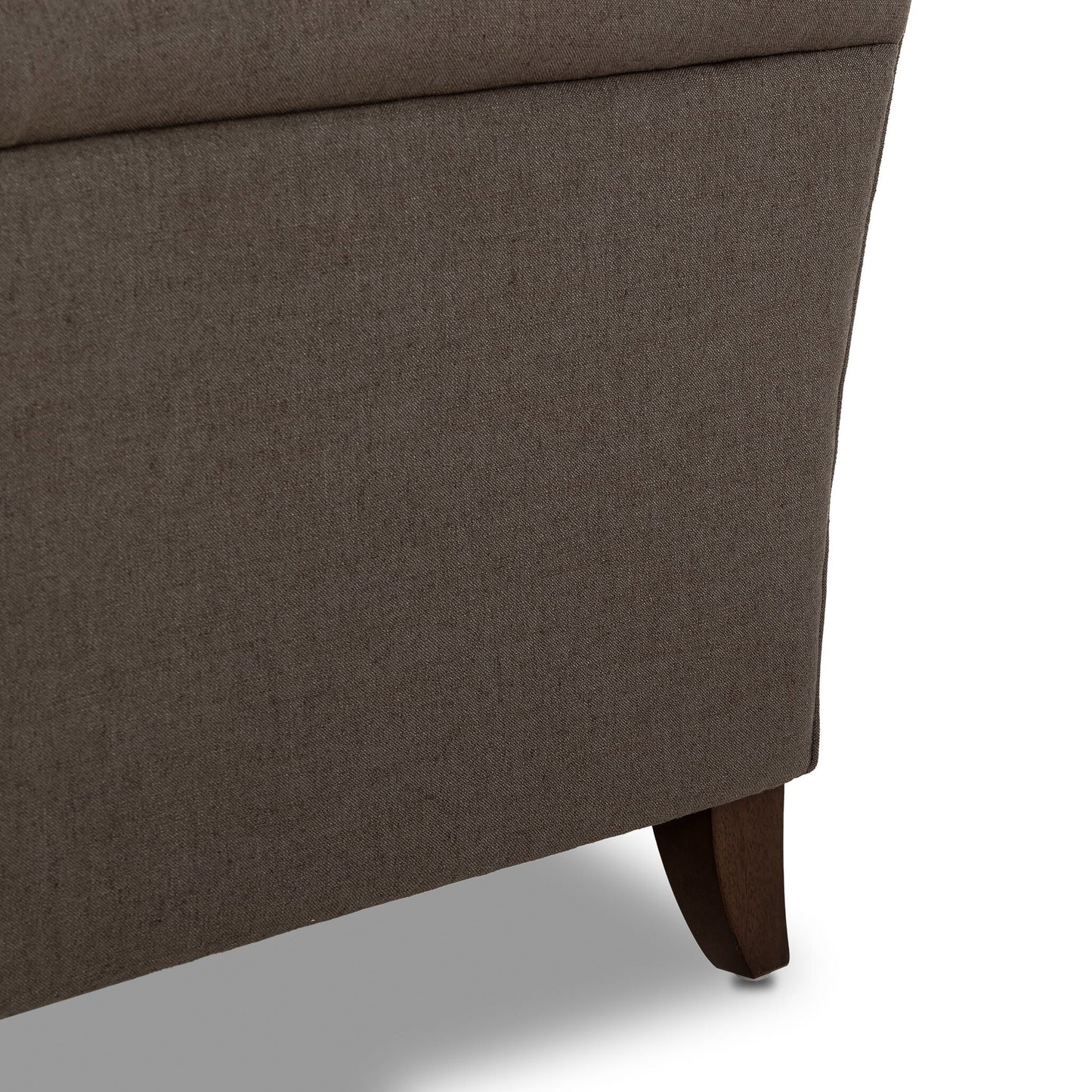 Coffee English Roll Arm Sofa