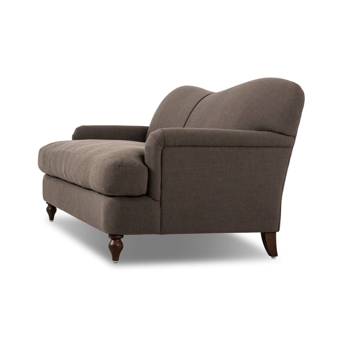 Coffee English Roll Arm Sofa