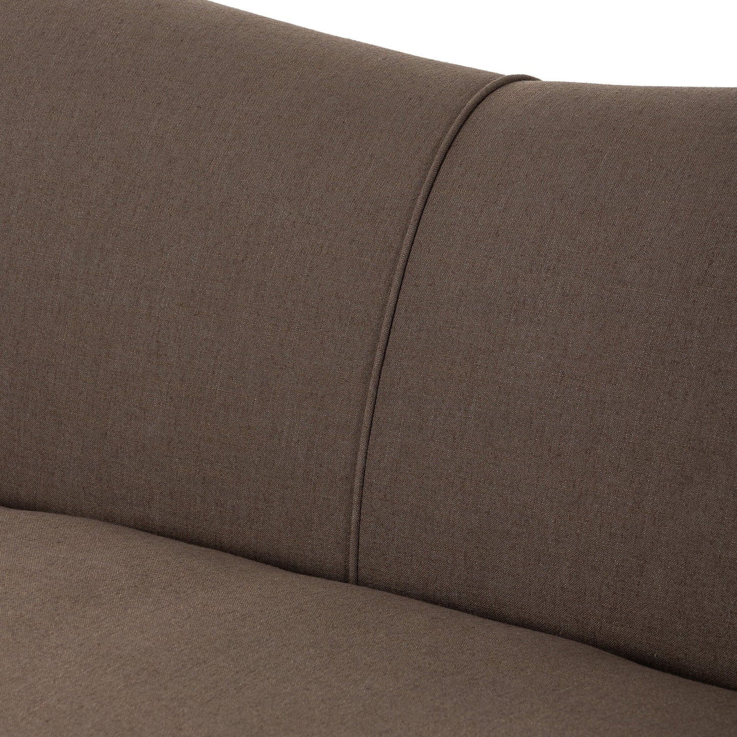 Coffee English Roll Arm Sofa