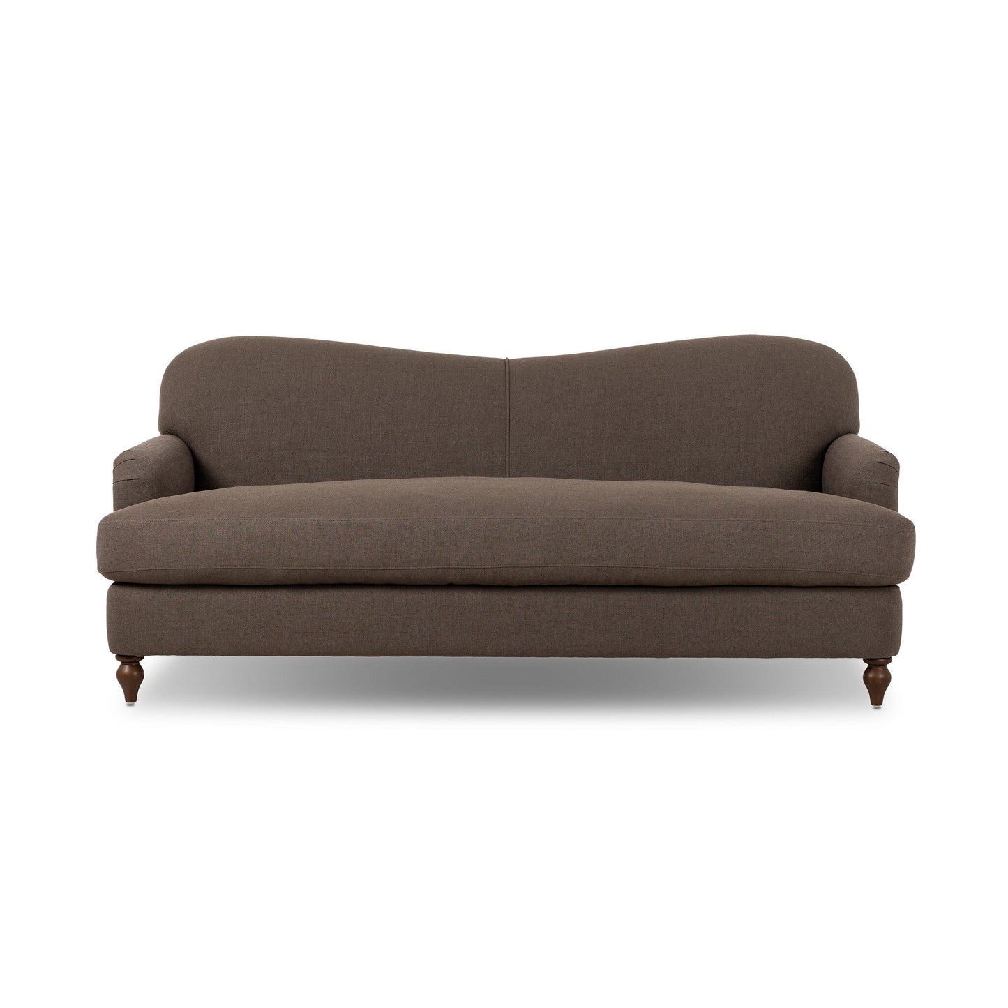 Coffee English Roll Arm Sofa