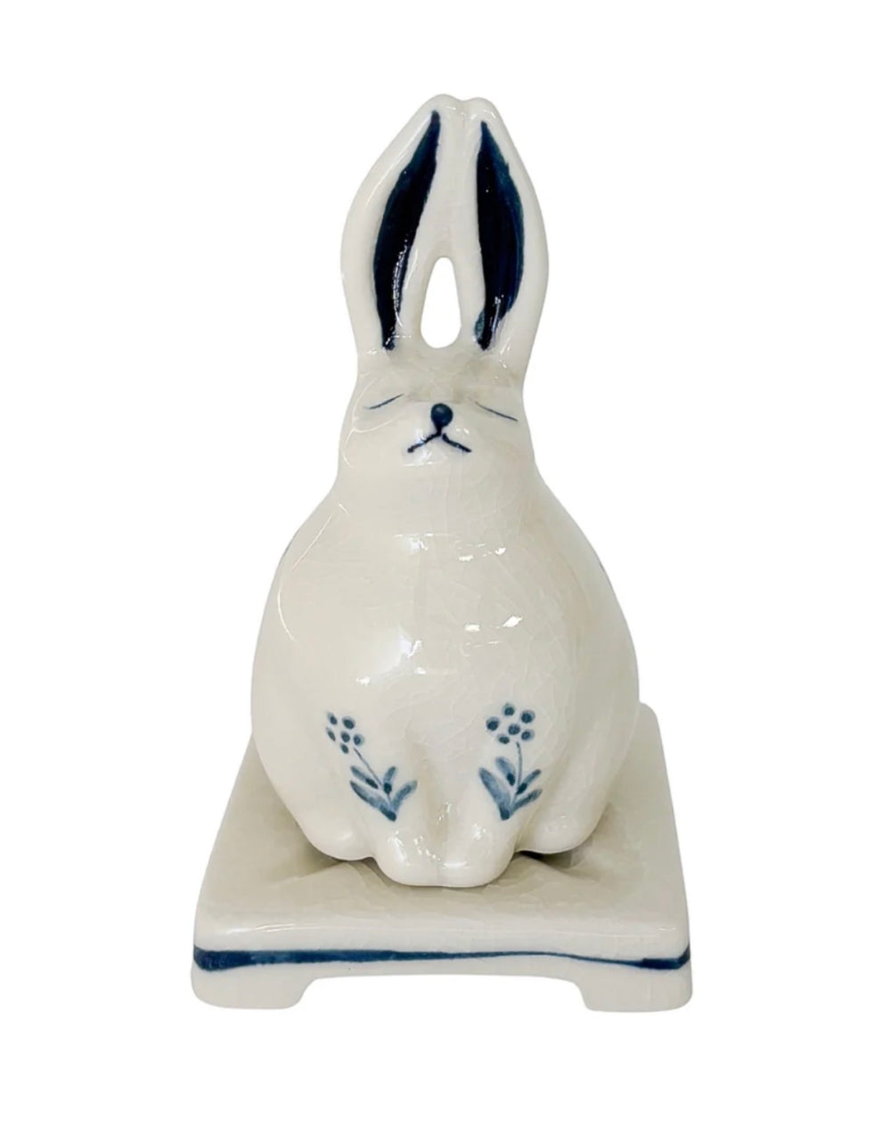 Porcelain Rabbit Incense Holder