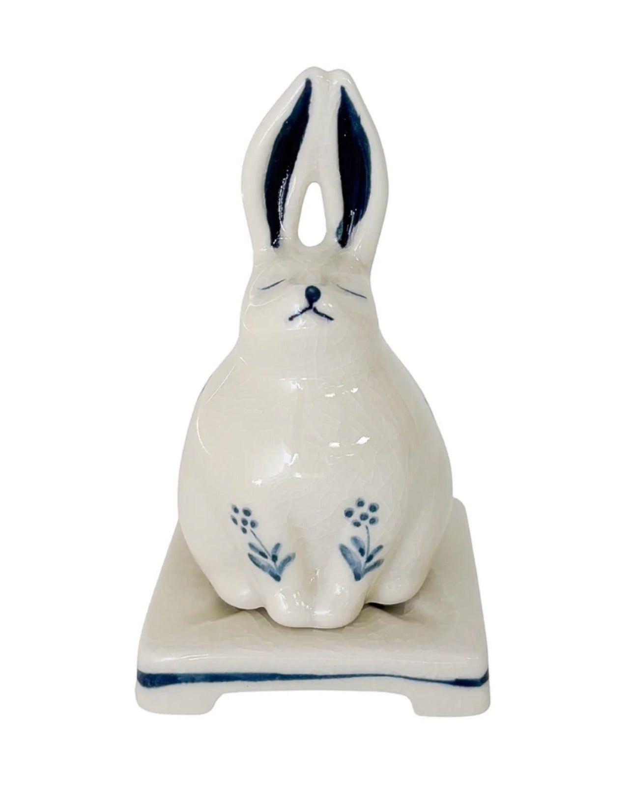 Porcelain Rabbit Incense Holder