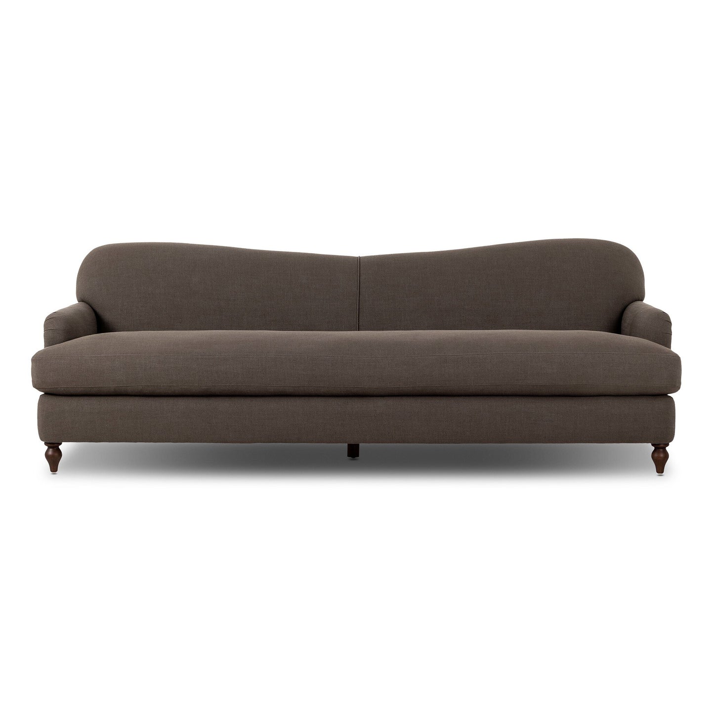 Coffee English Roll Arm Sofa