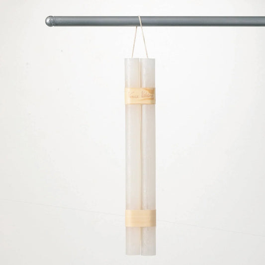 White  Pair of Hanging Tapers
