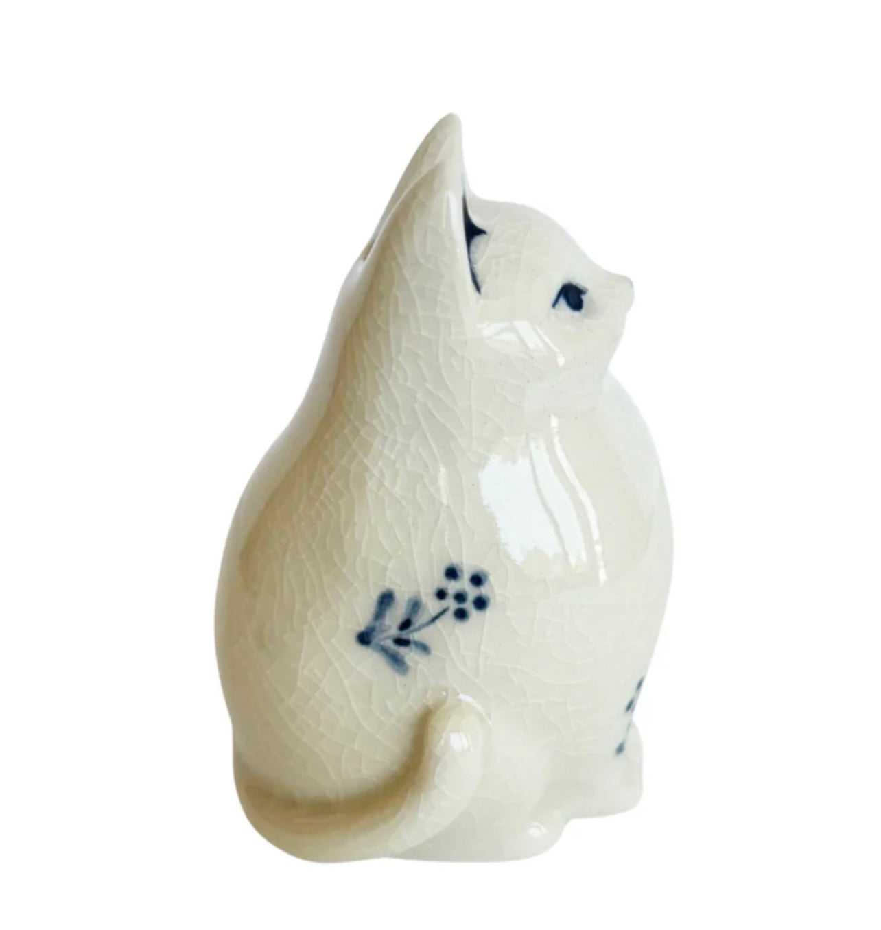 Porcelain Cat Incense Holder