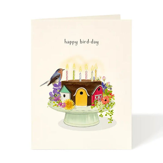 Birdhouse Birthday Card
