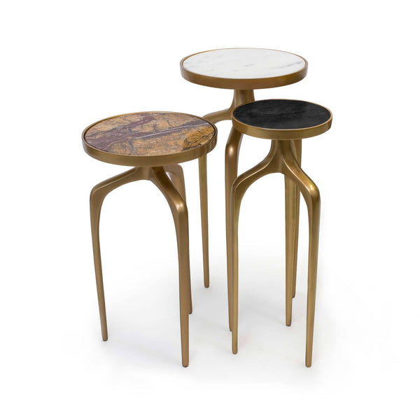 Mixer Brass & Stone Tables