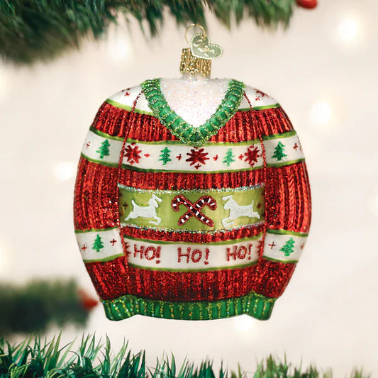 Festive Christmas Sweater Ornament