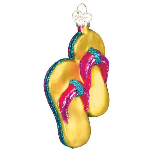 Yellow Flip-flops Ornament*