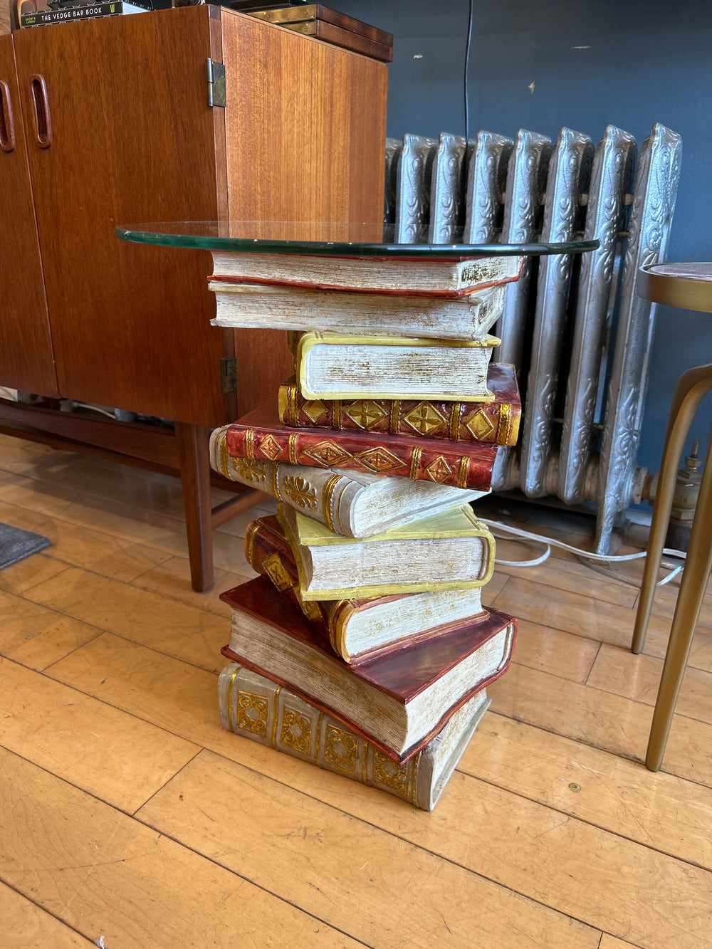 Stack of Books Side Table