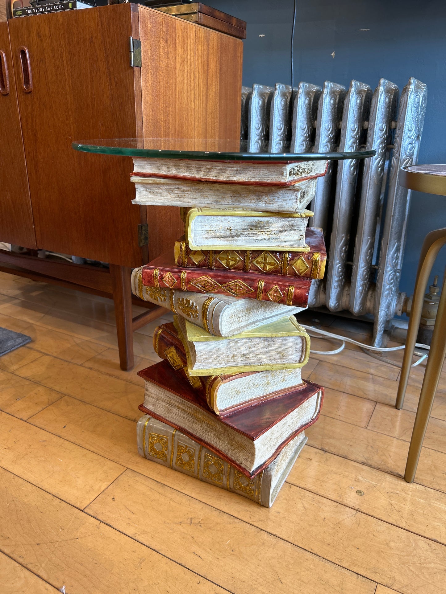 Stack of Books Side Table