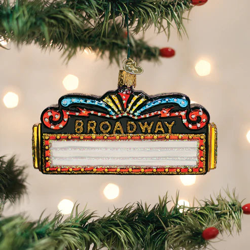 Broadway Marquee Ornament*