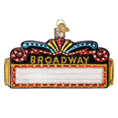 Broadway Marquee Ornament*