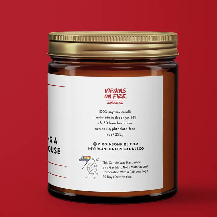 F*ck It, I'm Buying A Beach House (Teakwood) Soy Candle