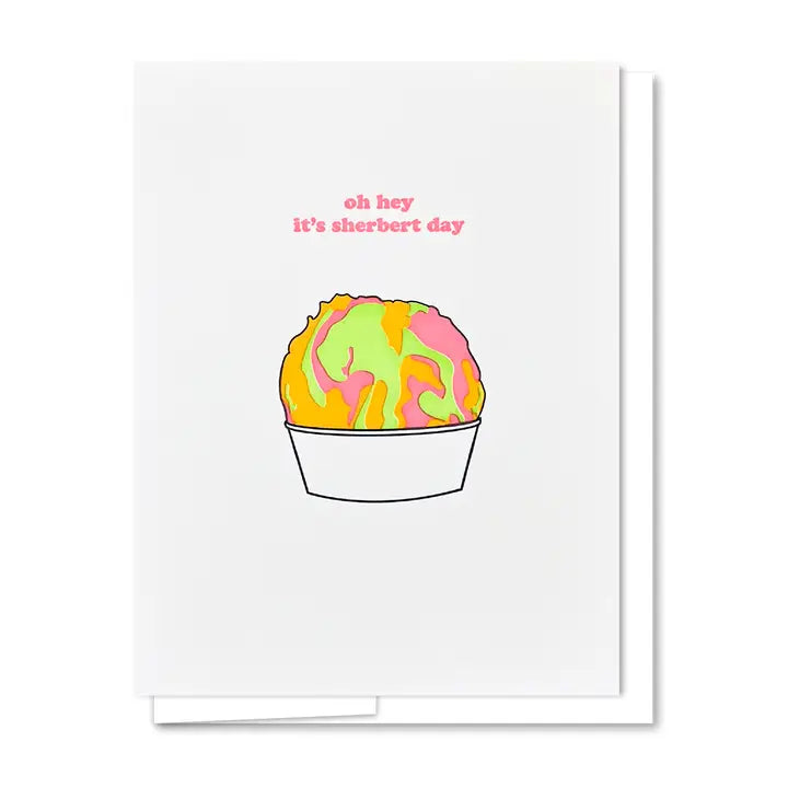 Sherbert Birthday Card