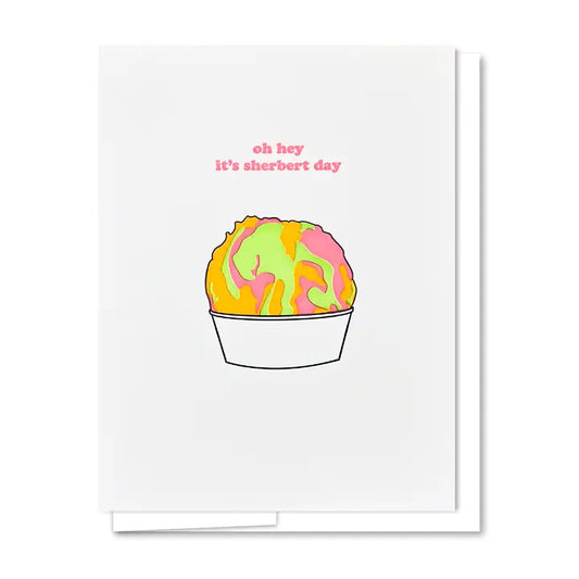 Sherbert Birthday Card