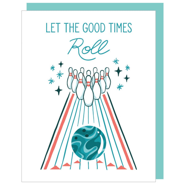 Bowling Birthday Card