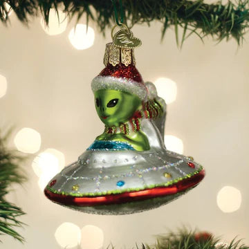 Christmas UFO Ornament