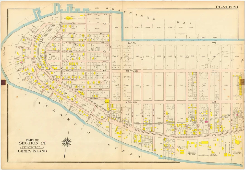 Coney Island plate 28 part of section 21