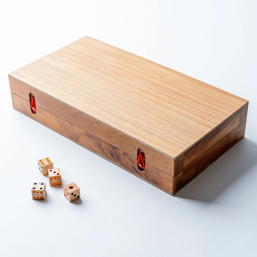 Mango Wood Backgammon Set