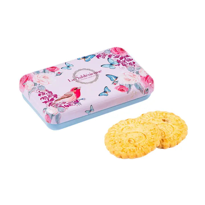 Butterfly Nuée Roseraie Apricot Chip Shortbread Mini Tin
