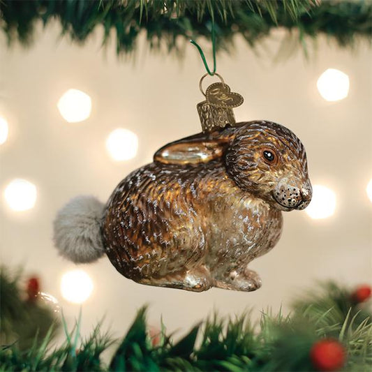 Vintage Cottontail Bunny Ornament