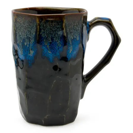 Tall Black and Blue Boulder 12oz Mug