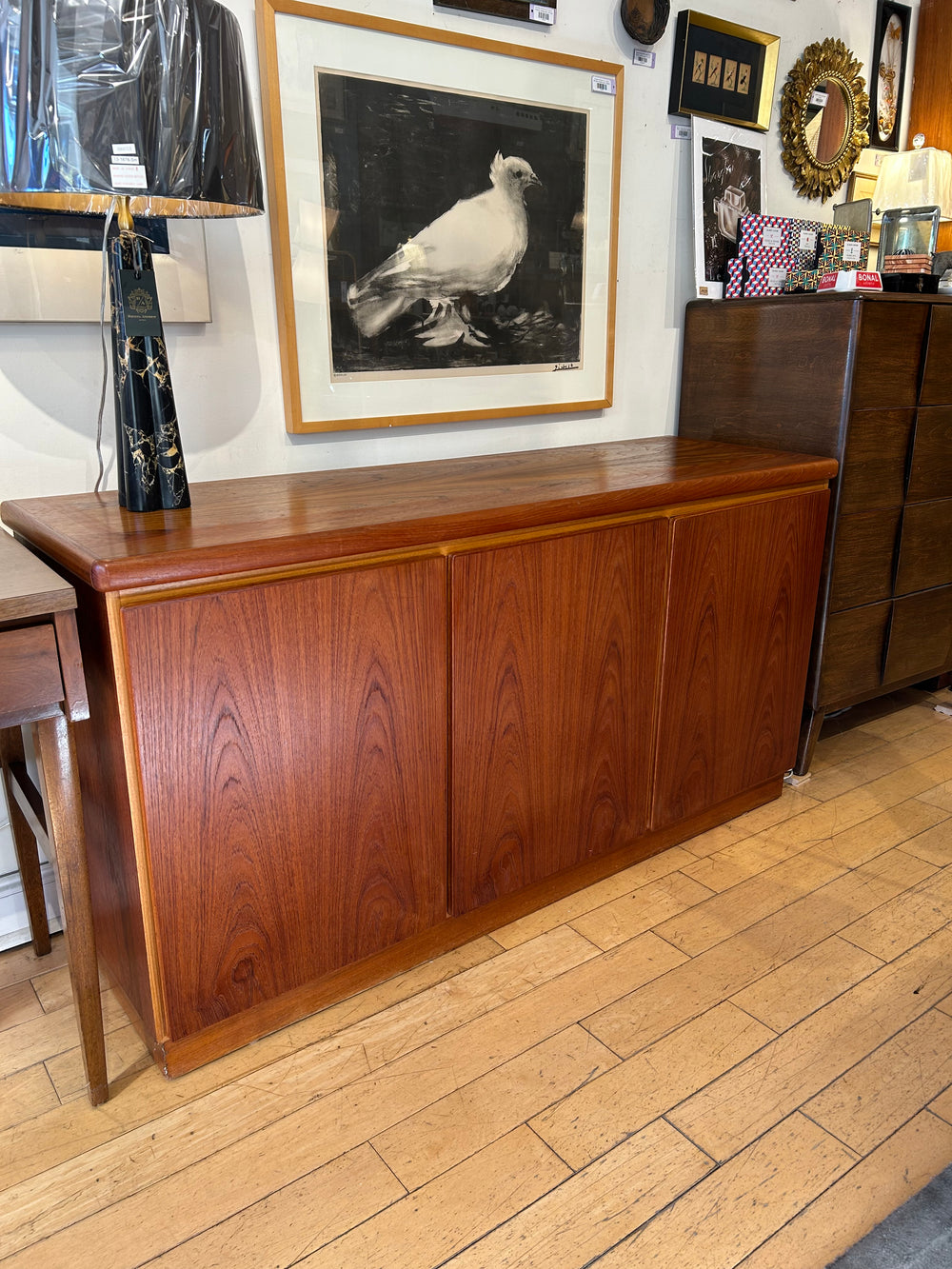 3 Door Credenza with 5 Inner Drawers