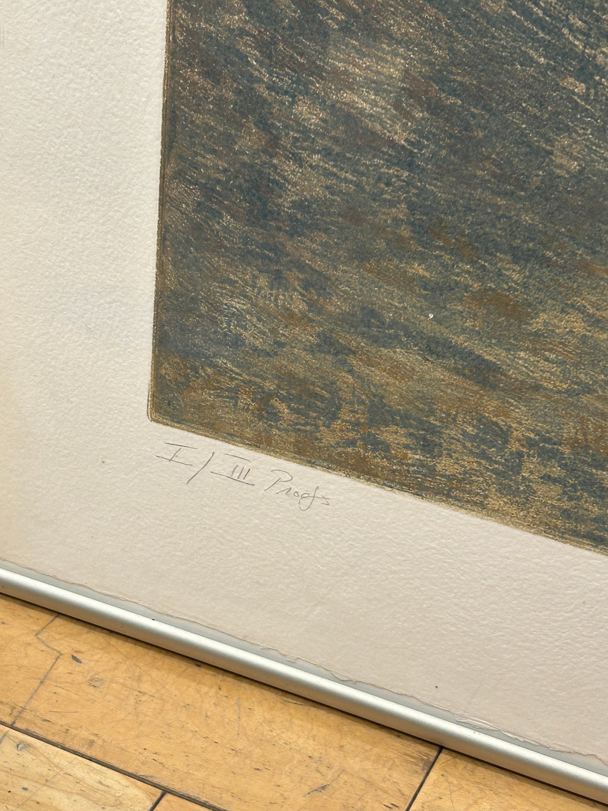 1/3 '88 Signed Caroline Stone Titled "The River and Beyond"