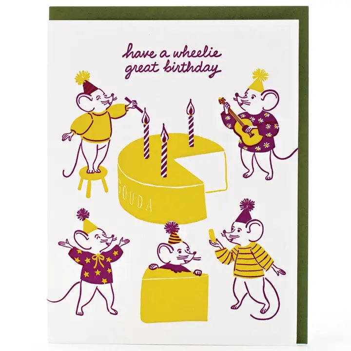 Party Mice Birthday Card