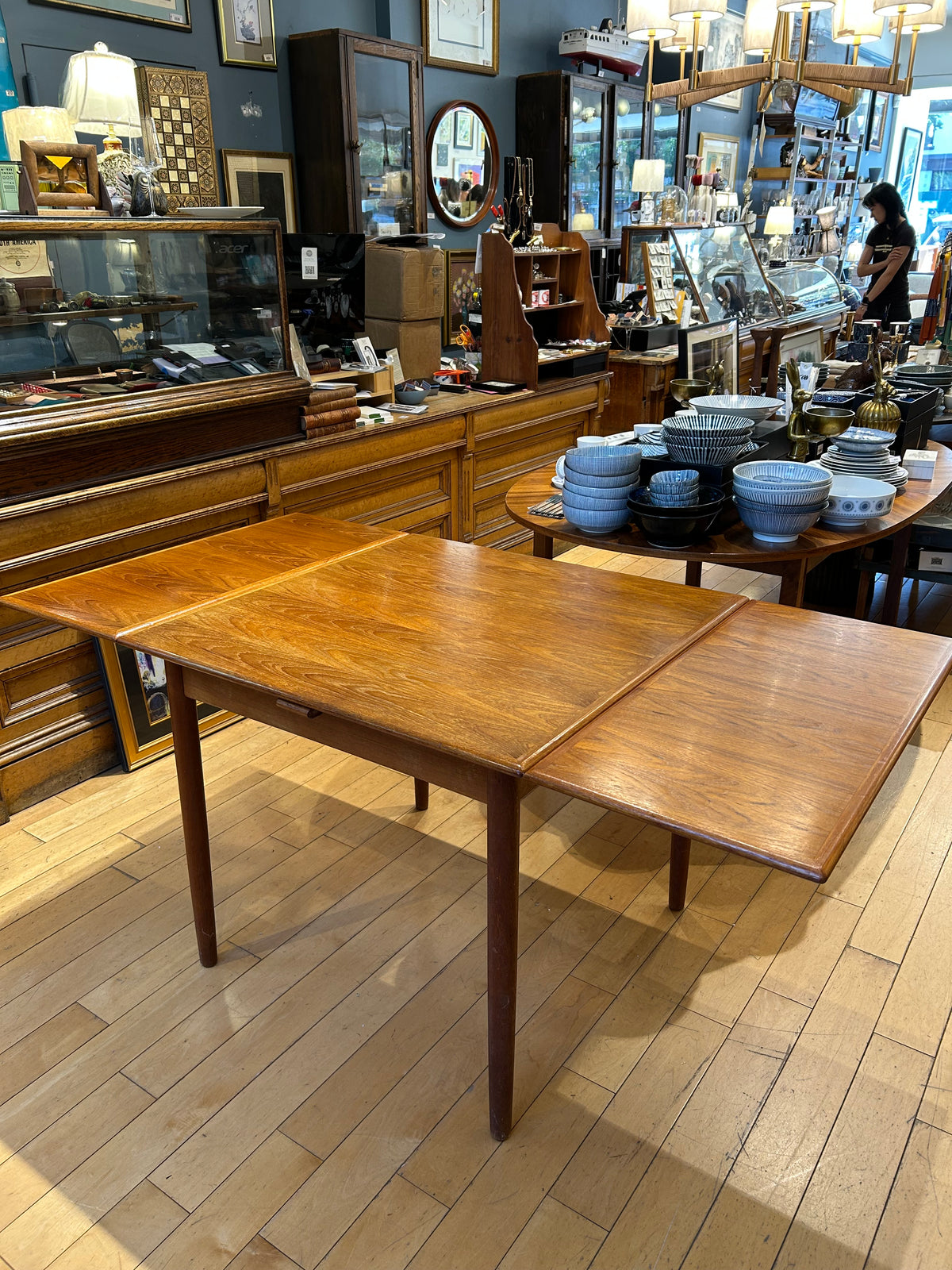 Ansager Mobler Teak Extending Dining Table
