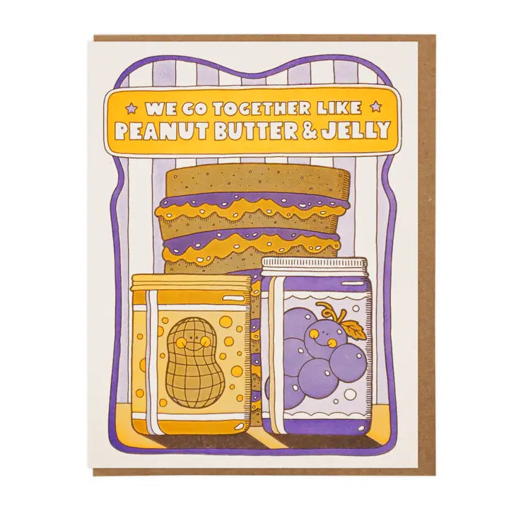 Together Like Peanut Butter & Jelly Card