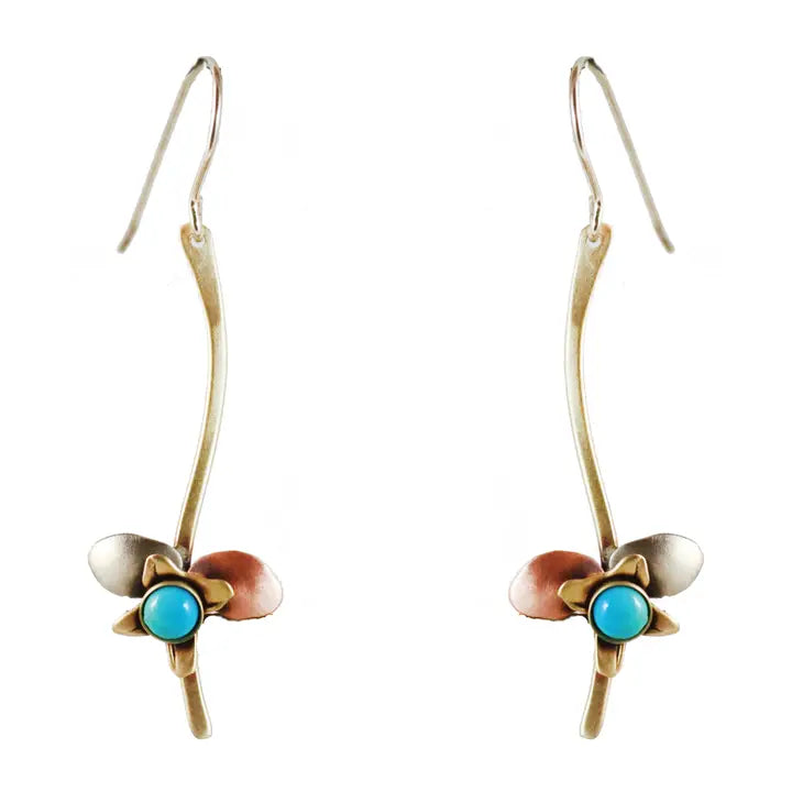 Garden Path Turquoise Earrings