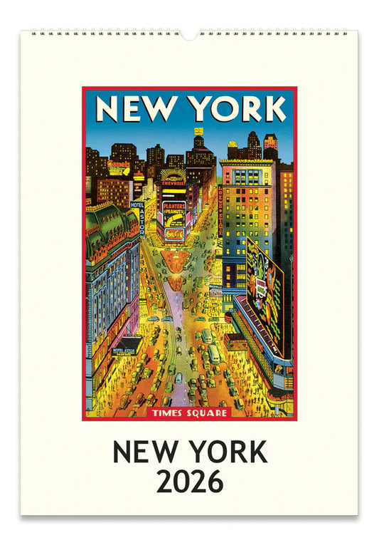 New York 2026 Wall Calendar