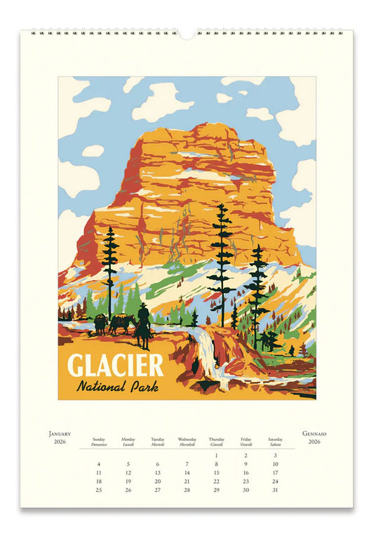 National Parks 2026 Wall Calendar