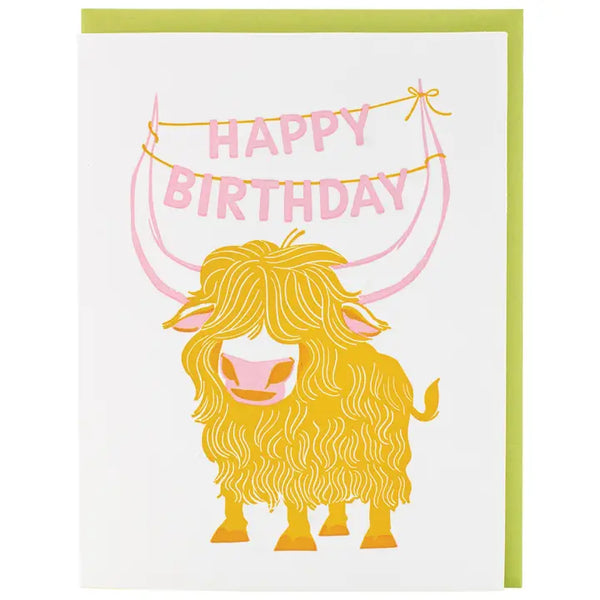 Yak Birthday Card*