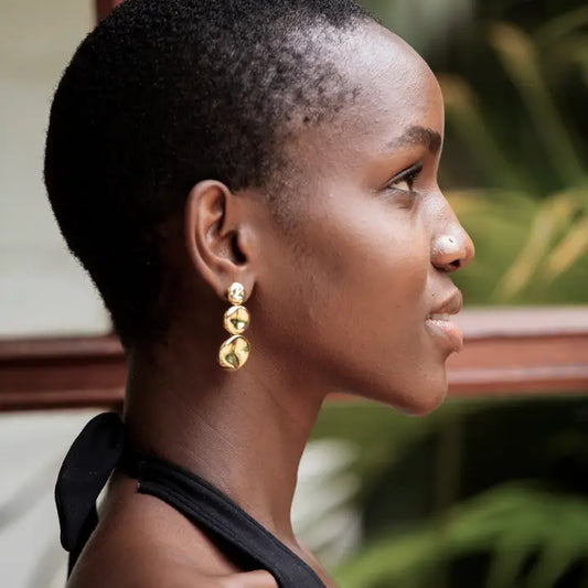 Sarki Triple Earrings