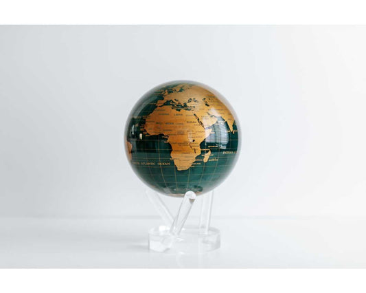 Green and Gold 6" Globe