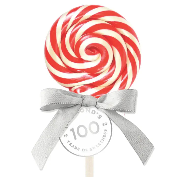 Handmade Peppermint 2oz Lollipop with Bow