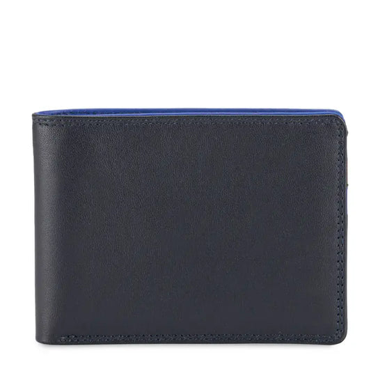 Midnight Rfid Jeans Nappa Wallet with ID Window
