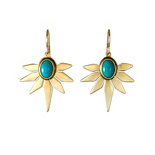 Zuri Brass Earrings