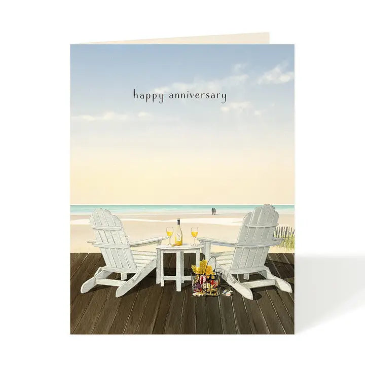 Adirondack Anniversary Card