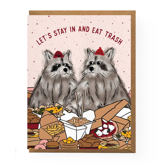 Raccoon Love Card*
