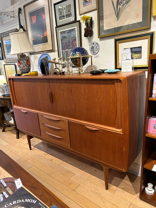 Johannes Andersen Solid Teak Danish Sideboard