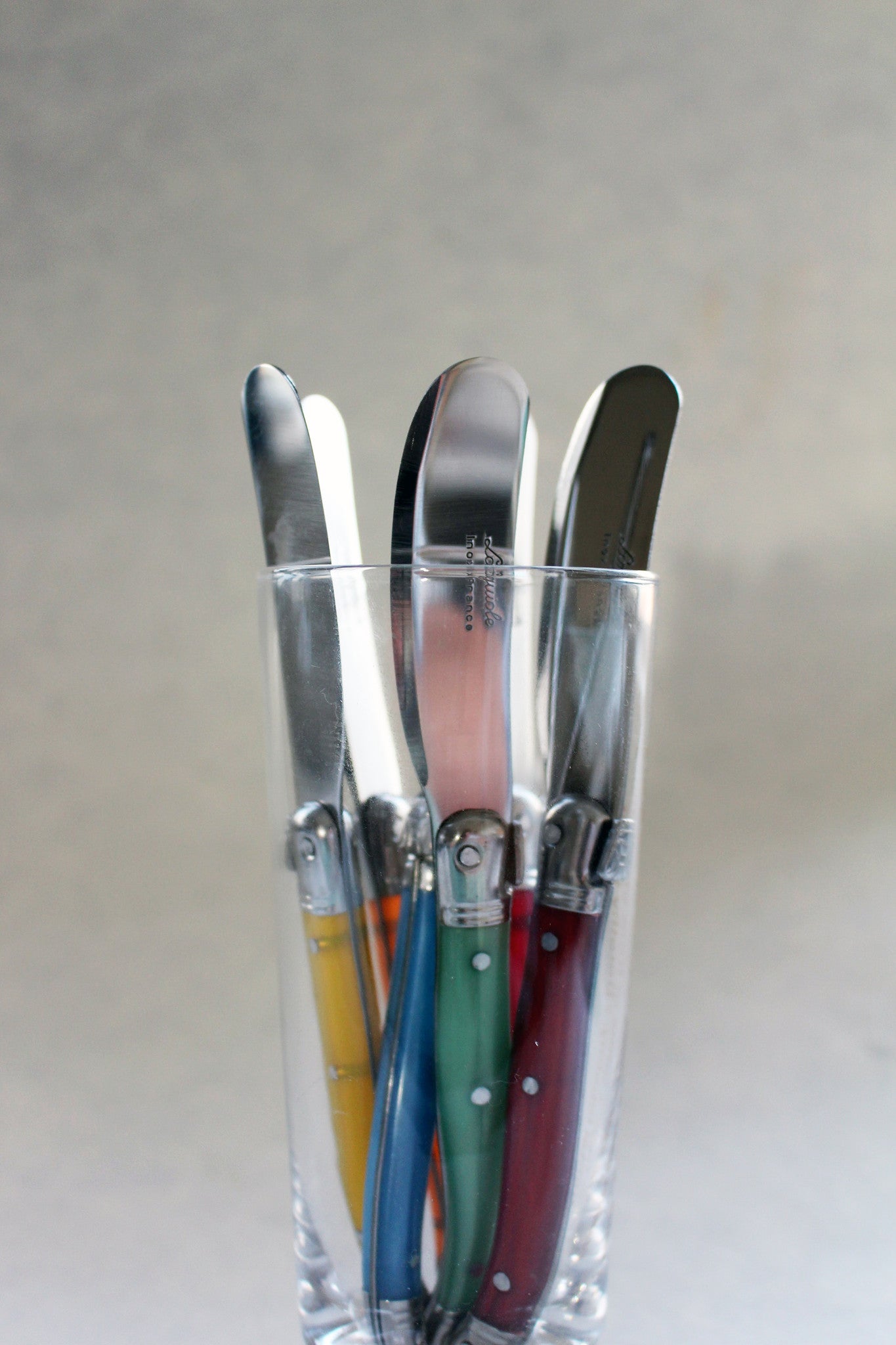 Rounded Soft Cheese Knife- Assorted Colors (Individual)