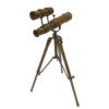 9-1/2″ Table Top Solid Brass Telescope w/ Tripod Stand