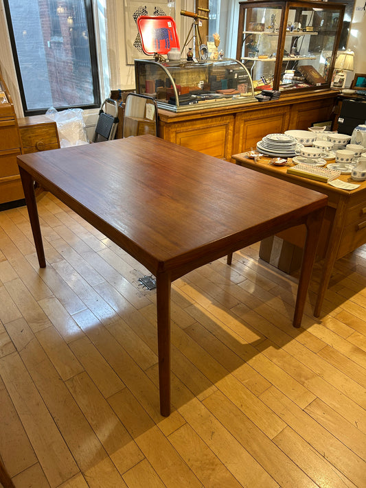 Henning Danish Teak Modern Extendable Dining Table