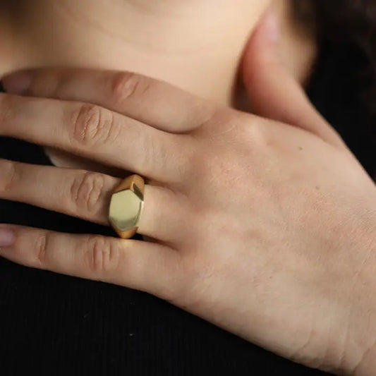 Sasha Signet Ring (Assorted Shapes)