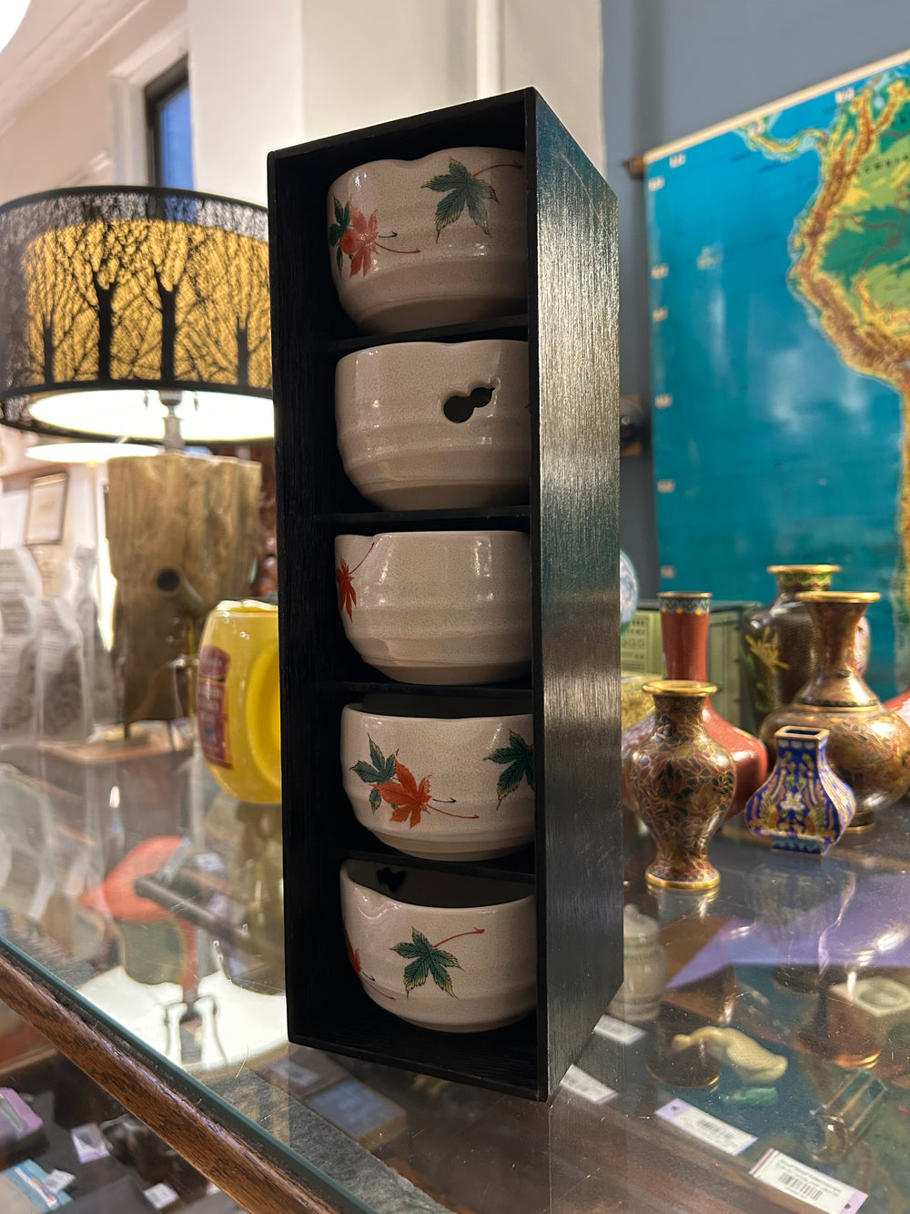 Japanese Kyoto Ware Bowl Set