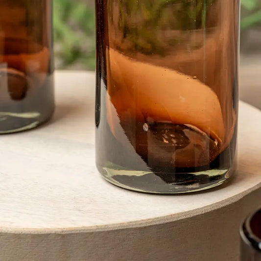 Tamarind Handblown Mexican Highball Glass